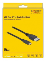 DeLOCK Toveis USB Type-C™ til DisplayPort-kabel 8K 60 Hz 0,5 m