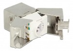 DeLOCK Keystone-modul RJ45-kontakt > LSA Cat.6A STP compact