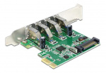 DeLOCK PCI Express-kort > 4 x USB 3.0, USB-adapter, PCIe 2.0