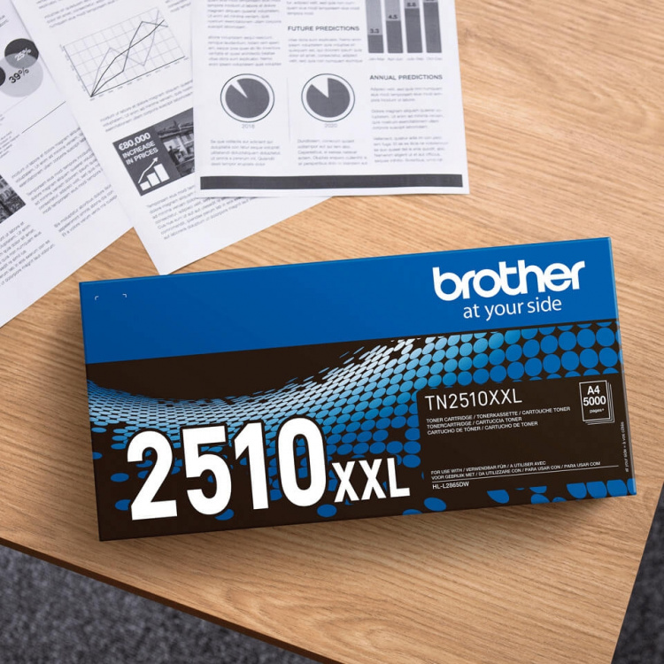 Brother Toner TN2510XL TN-2510 XL Svart Brother Toner TN2510XL TN-2510 XL Svart
