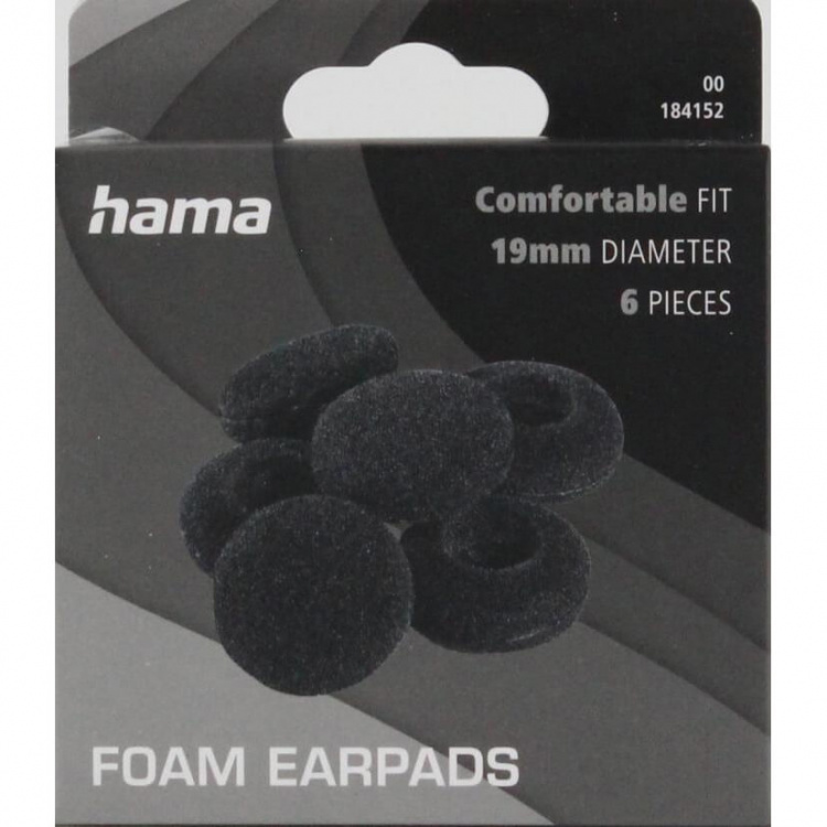 Hama Erstatningsøreputer 19mm 6-pack