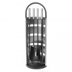 Mustang Ildstedssett 4-delat Rustfritt