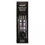 Mustang Ildstedssett 4-delat Rustfritt