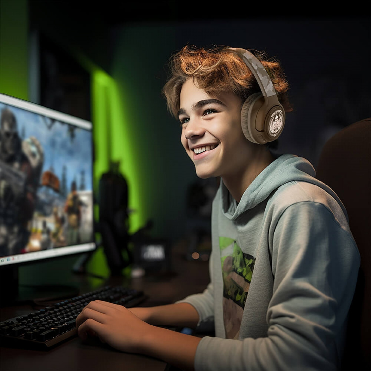 CALL OF DUTY Hodetelefon Over-Ear Trådløs Led Camo COD