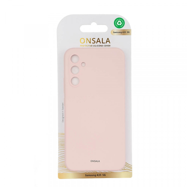 Onsala Mobildeksel Silikonfølelse Rosa - Samsung A35 5G