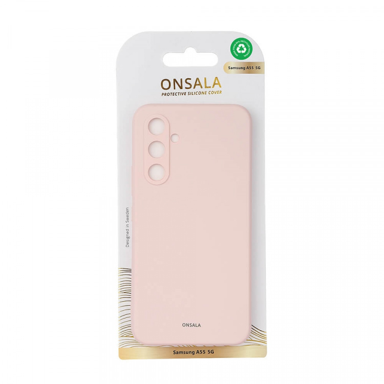 Onsala Mobildeksel med Silikonfølelse Rosa - Samsung A55 5G Onsala Mobildeksel med Silikonfølelse Rosa - Samsung A55 5G