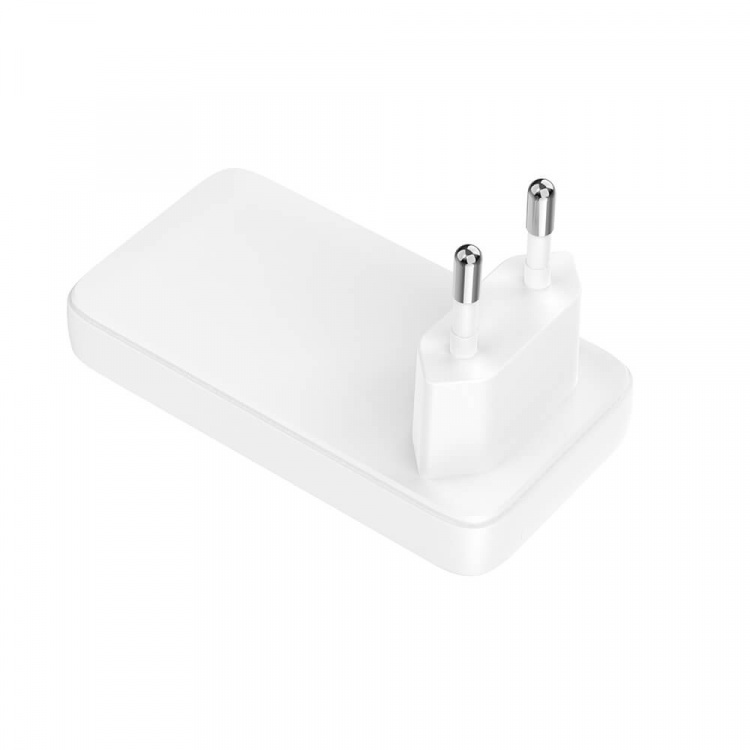 Gear Lader 220V 1xUSB-C+1xUSB-A PD/PPS 36W+QC 18W GaN Hvit Gear Lader 220V 1xUSB-C+1xUSB-A PD/PPS 36W+QC 18W GaN Hvit