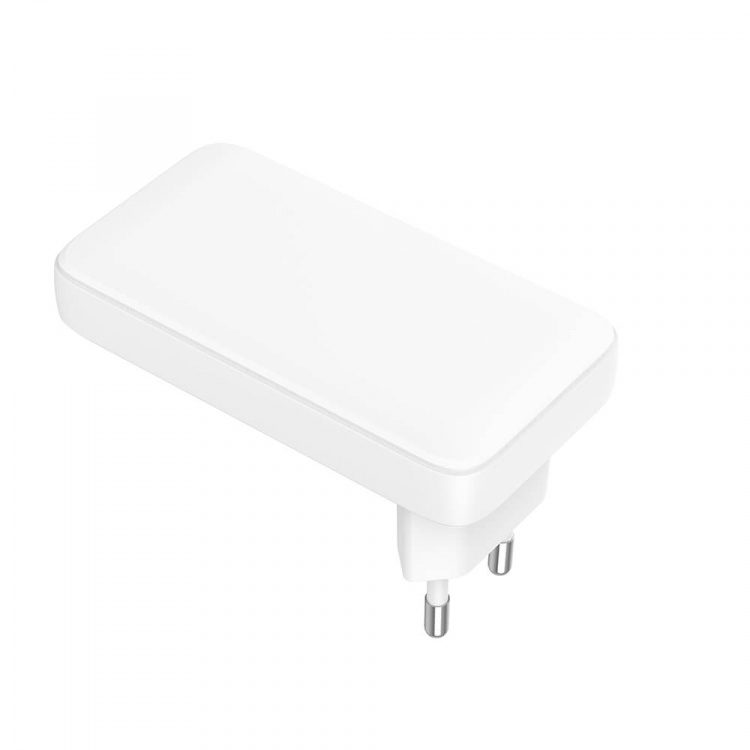 Gear Lader 220V 1xUSB-C+1xUSB-A PD/PPS 36W+QC 18W GaN Hvit Gear Lader 220V 1xUSB-C+1xUSB-A PD/PPS 36W+QC 18W GaN Hvit