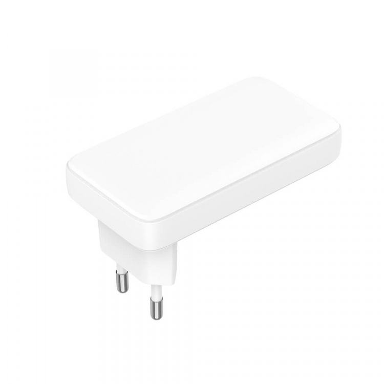 Gear Lader 220V 1xUSB-C+1xUSB-A PD/PPS 36W+QC 18W GaN Hvit Gear Lader 220V 1xUSB-C+1xUSB-A PD/PPS 36W+QC 18W GaN Hvit