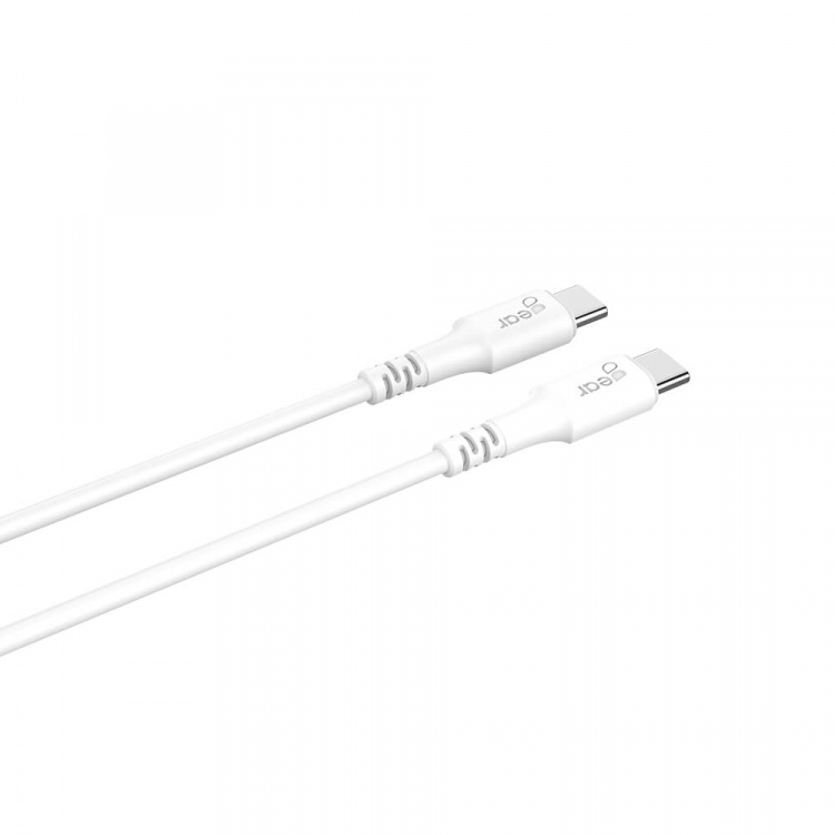 Gear Lader 220V 1xUSB-C Hvit PD/PPS 30W + Kabel USB-C til USB-C Gear Lader 220V 1xUSB-C Hvit PD/PPS 30W + Kabel USB-C til USB-C