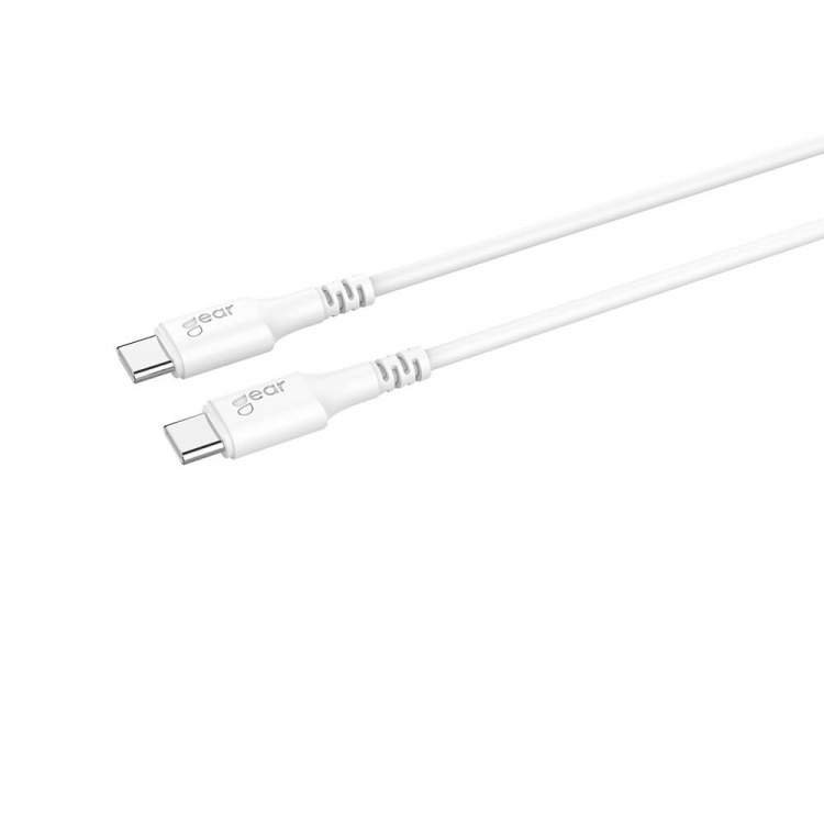 Gear Lader 220V 1xUSB-C Hvit PD/PPS 30W + Kabel USB-C til USB-C Gear Lader 220V 1xUSB-C Hvit PD/PPS 30W + Kabel USB-C til USB-C