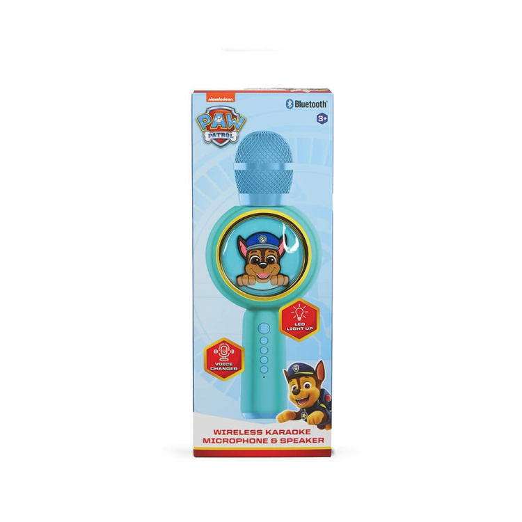 Paw Patrol Chase Karaoke Mic PopSing With LED Paw Patrol Chase Karaoke Mic PopSing With LED