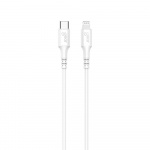 Gear Ladekabel USB-C - Lightning 0.5m Hvit MFI C94 Gear Ladekabel USB-C - Lightning 0.5m Hvit MFI C94
