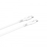 Gear Ladekabel USB-C - Lightning 0.5m Hvit MFI C94 Gear Ladekabel USB-C - Lightning 0.5m Hvit MFI C94