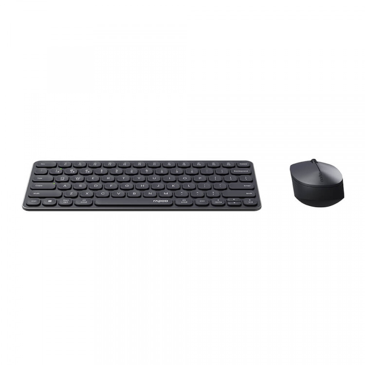 Rapoo Tastatur/Mus Sett 9010M Trådløs Multi-Mode Svart Rapoo Tastatur/Mus Sett 9010M Trådløs Multi-Mode Svart