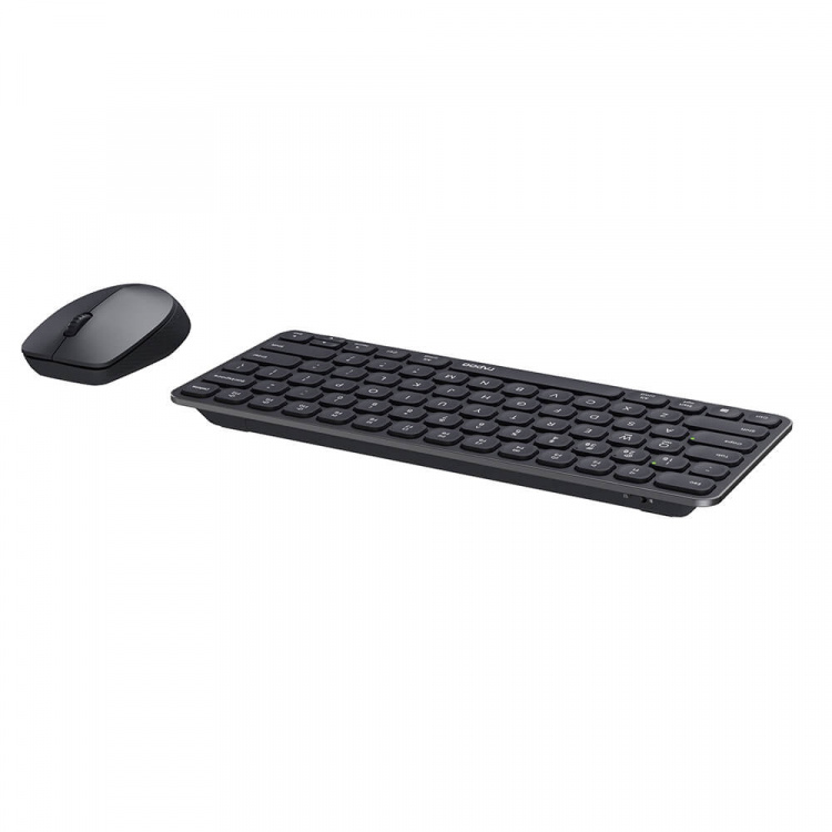 Rapoo Tastatur/Mus Sett 9010M Trådløs Multi-Mode Svart Rapoo Tastatur/Mus Sett 9010M Trådløs Multi-Mode Svart