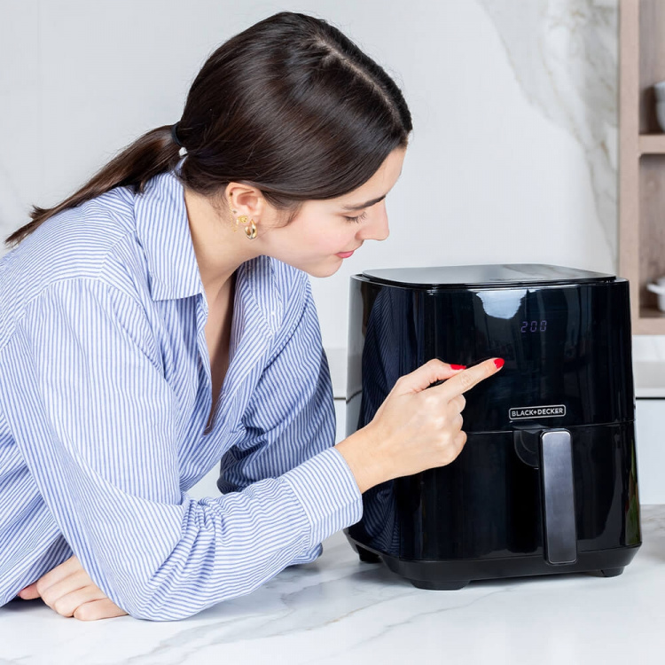 BLACK+DECKER Air Fryer Svart 5L 1450W BLACK+DECKER Air Fryer Svart 5L 1450W