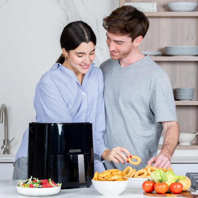 BLACK+DECKER Air Fryer Svart 5L 1450W BLACK+DECKER Air Fryer Svart 5L 1450W