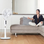 BLACK+DECKER Gulvventilator 5 Blad Hvit