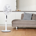 BLACK+DECKER Gulvventilator 5 Blad Hvit