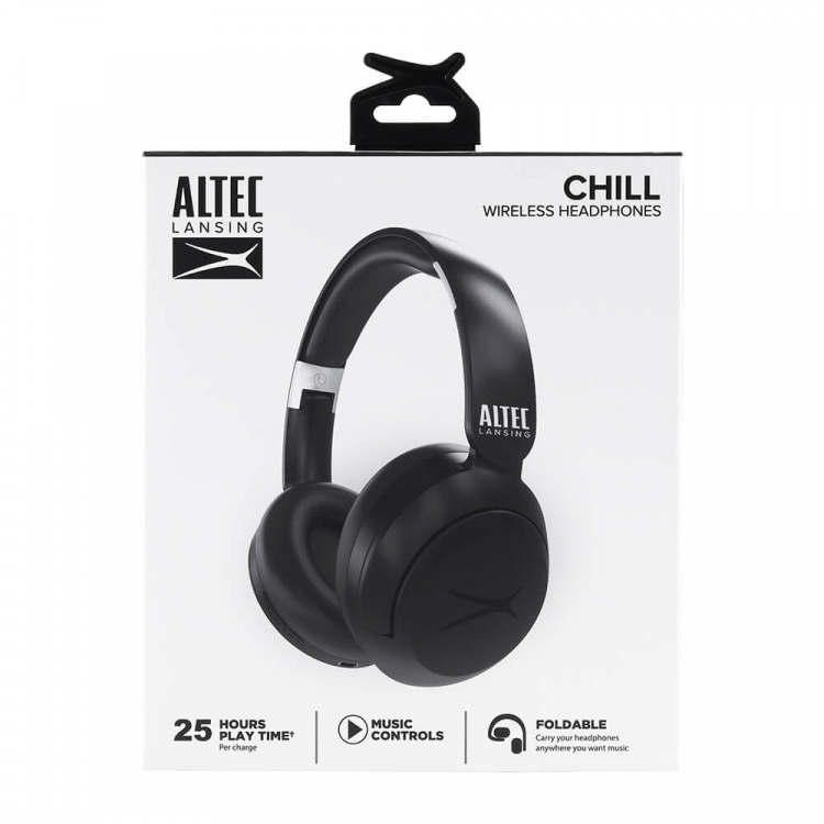 Altec Lansing Hodetelefon Chill Trådløs Over-Ear Svart Altec Lansing Hodetelefon Chill Trådløs Over-Ear Svart