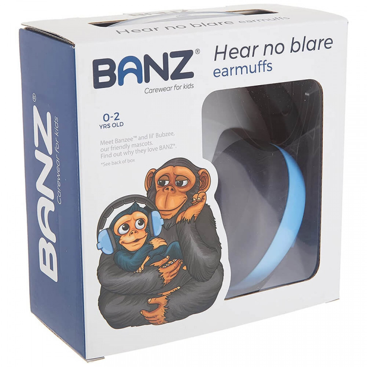BANZ Hørselvern Baby Sky Blue