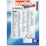 CLEANBAG Microfleece+ Støvsugerpose Miele G/H/N 4+1