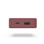 Hama Powerbank Colour 10 10000mAh USB-C+USB-A Rød