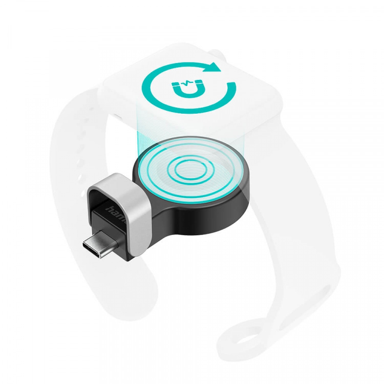 Hama Lader Trådløs til Apple Watch USB-C Svart Hama Lader Trådløs til Apple Watch USB-C Svart