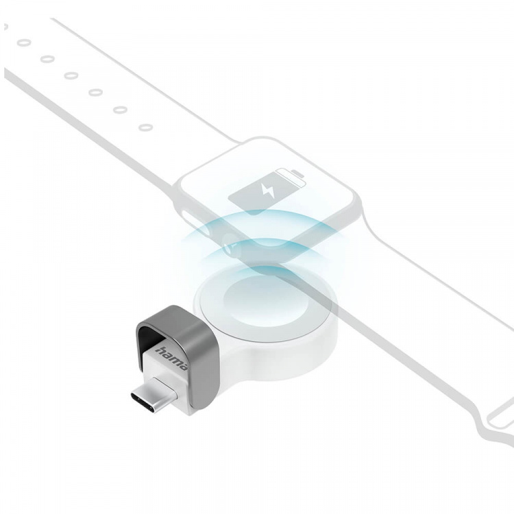 Hama Lader Trådløs til Apple Watch USB-C Hvit Hama Lader Trådløs til Apple Watch USB-C Hvit