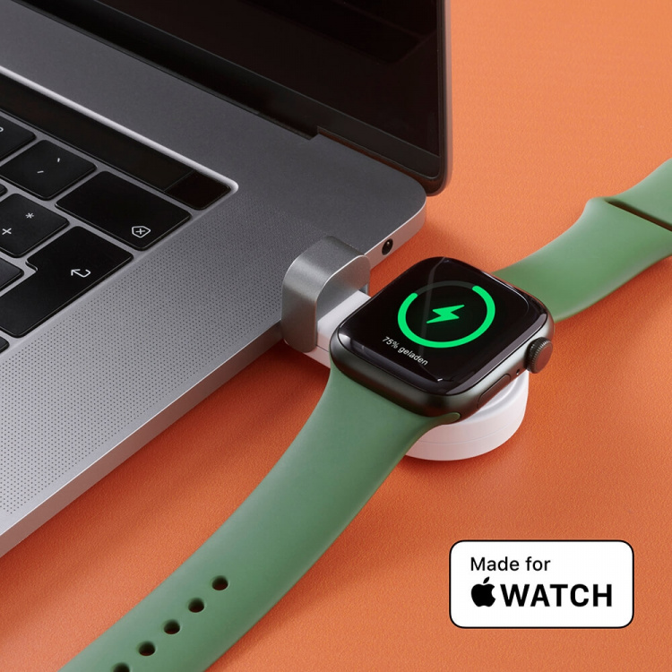 Hama Lader Trådløs til Apple Watch USB-C Hvit Hama Lader Trådløs til Apple Watch USB-C Hvit