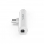 Hama Adapter Audio USB-C White