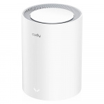 CUDY Mesh Solution M3000 1-pk AX3000 Gigabit Wi-Fi 6 2.5G Hvit CUDY Mesh Solution M3000 1-pk AX3000 Gigabit Wi-Fi 6 2.5G Hvit