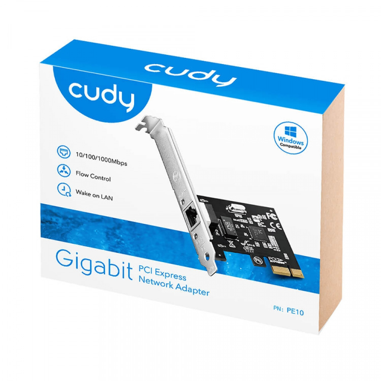 CUDY Adapter PCI-E PE25 2.5 Gigabit 1P Low Profile CUDY Adapter PCI-E PE25 2.5 Gigabit 1P Low Profile