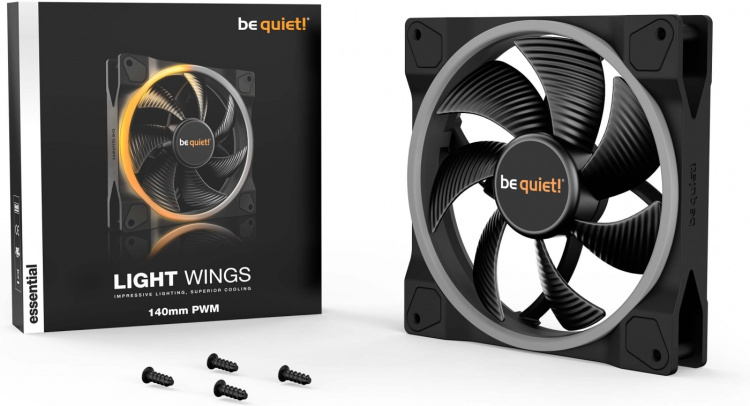 Be Quiet! Light Wings PWM-vifte, 140 mm Be Quiet! Light Wings PWM-vifte, 140 mm