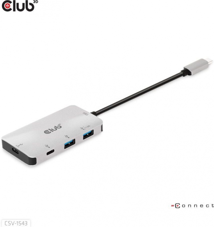 Club 3D Type-C PD-ladehub - nav Club 3D Type-C PD-ladehub - nav