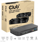 Club 3D HDMI KVM-bryter for dobbel HDMI-bryter Club 3D HDMI KVM-bryter for dobbel HDMI-bryter