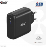 Club 3D CAC-1908EU Reiselader 100 W GaN USB-C-strømforsyning Club 3D CAC-1908EU Reiselader 100 W GaN USB-C-strømforsyning