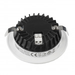 Llitt Alice 12V innfelt downlight 3000K IP44 340lm Hvit 1-pk Llitt Alice 12V innfelt downlight 3000K IP44 340lm Hvit 1-pk