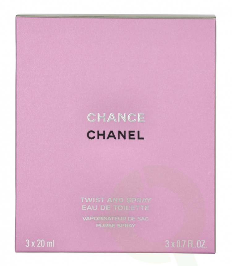 Chanel Chance Twist And Spray 60 ml edt-spray20 + 2x edt-spray refill20
