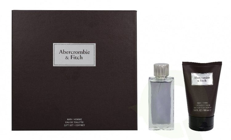 Abercrombie & Fitch First Instinct Man Gavesett 150 ml Edt Spray 50 ml/Hår- og kroppsvask 100 ml