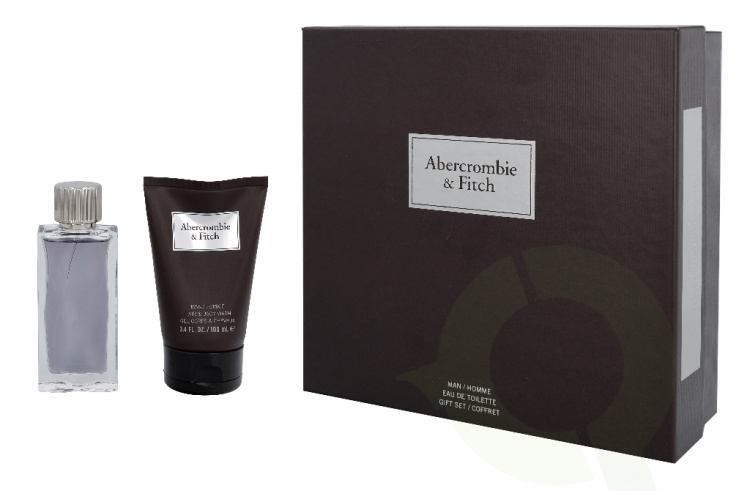 Abercrombie & Fitch First Instinct Man Gavesett 150 ml Edt Spray 50 ml/Hår- og kroppsvask 100 ml