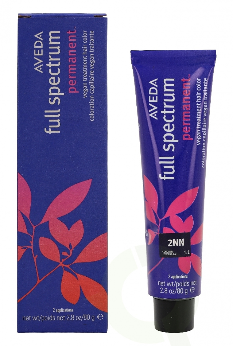 Aveda Full Spectrum Permanent Vegan Pure Tone Hair Color 80 g 2NN