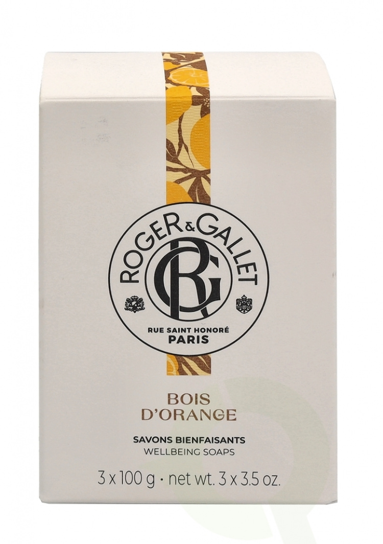 Roger & Gallet Bois D\'Orange Soap Bar Set 300 g 3x100gr