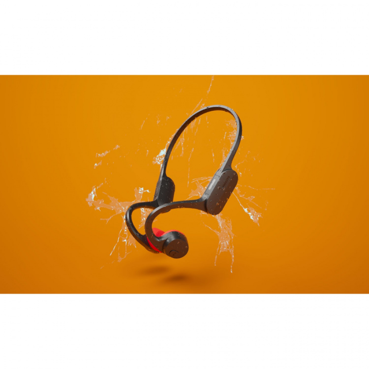 Philips TAA5608BK Trådløse sportshodetelefoner med åpne ører, benledning, IPX5-klasse. Svart i fargen Philips TAA5608BK Trådløse sportshodetelefoner med åpne ører, benledning, IPX5-klasse. Svart i fargen