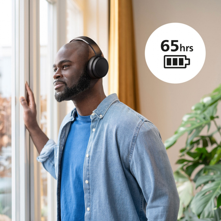 Philips TAH5209WT Trådløse over-ear-hodetelefoner, overlegen komfort, flott lyd og opptil 65 timers spilletid. Hvite