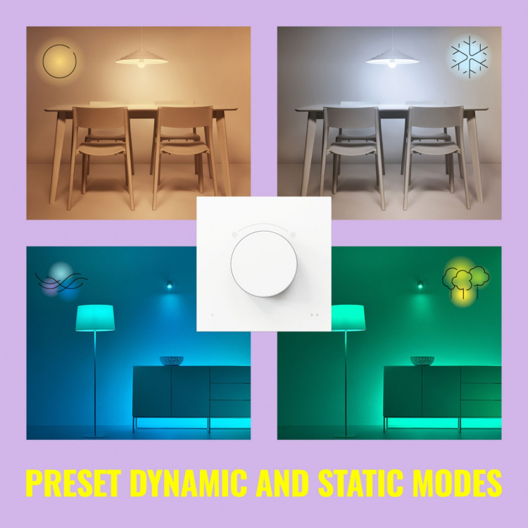 WiZ WiFi Smart Dimmer Dial-bryter WiZ WiFi Smart Dimmer Dial-bryter