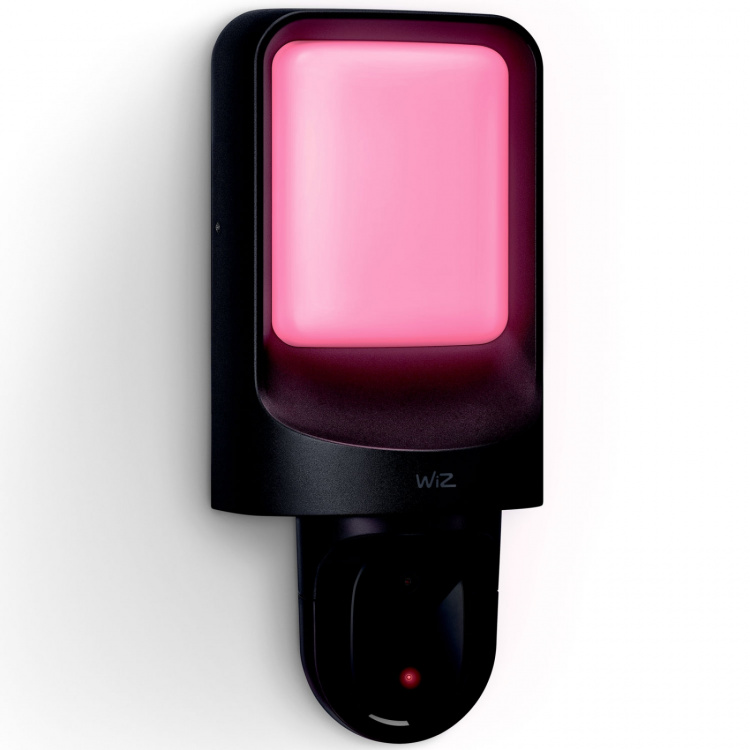 WiZ WiFi Smart vegglampe utendørs med innebygd kamera WiZ WiFi Smart vegglampe utendørs med innebygd kamera