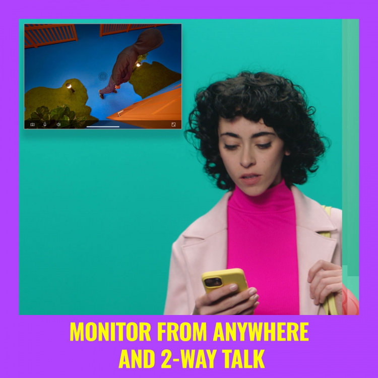 WiZ WiFi Smart vegglampe utendørs med innebygd kamera WiZ WiFi Smart vegglampe utendørs med innebygd kamera