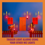 WiZ WiFi Smart vegglampe utendørs med innebygd kamera WiZ WiFi Smart vegglampe utendørs med innebygd kamera